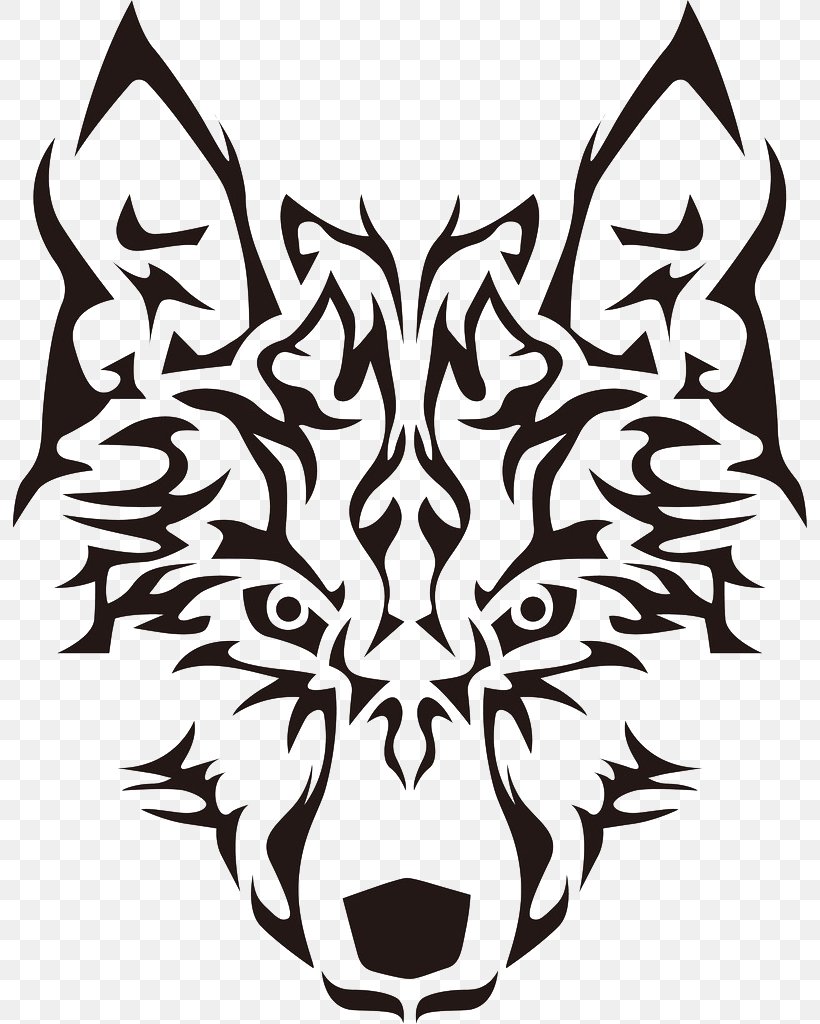 Gray Wolf Tribe Clip Art, PNG, 794x1024px, Tribe, Art, Autocad Dxf, Black And White, Carnivoran Download Free