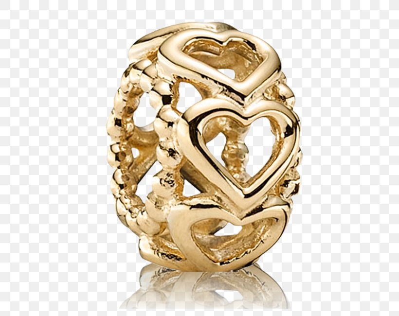 Pandora Charm Bracelet Gold Cubic Zirconia Heart, PNG, 650x650px, Pandora, Body Jewelry, Bracelet, Charm Bracelet, Charms Pendants Download Free