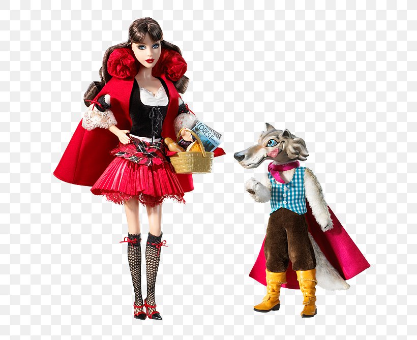 Little Red Riding Hood And The Wolf Barbie Giftset Ken Big Bad Wolf, PNG, 640x669px, Little Red Riding Hood, Barbie, Big Bad Wolf, Clothing, Costume Download Free