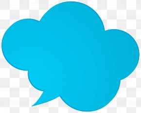Bubble Speech Blue Clip Art Image - Speech Balloon Clip Art PNG