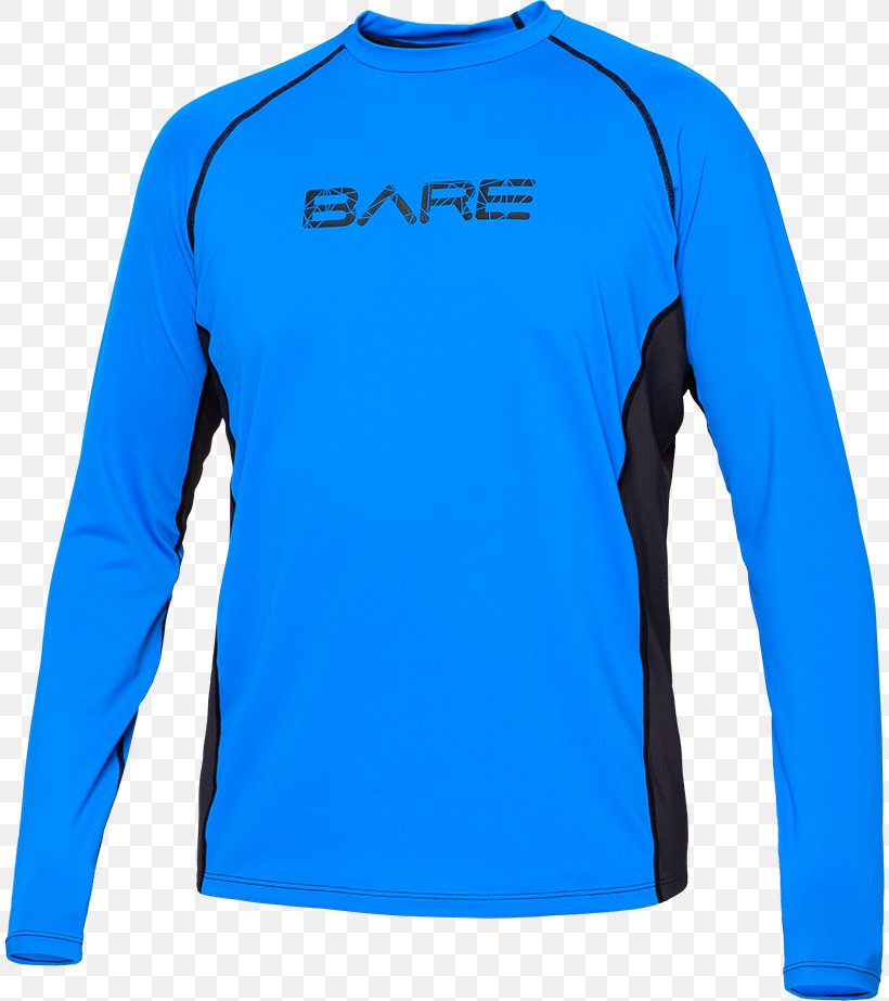 T-shirt Rash Guard Sleeve Top, PNG, 812x923px, Tshirt, Active Shirt, Azure, Blue, Clothing Download Free