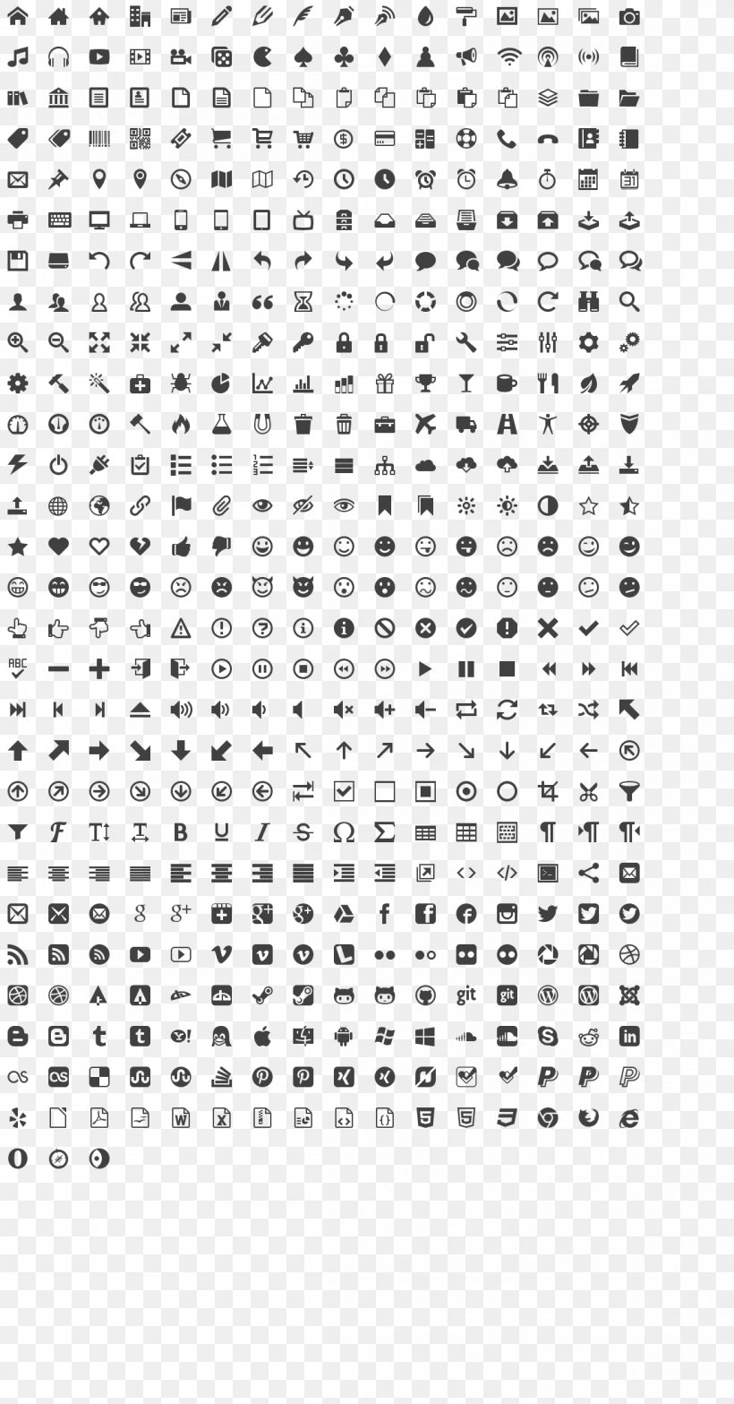 User Interface Design Icon Design, PNG, 1152x2202px, User Interface Design, Area, Black And White, Font Awesome, Icon Design Download Free