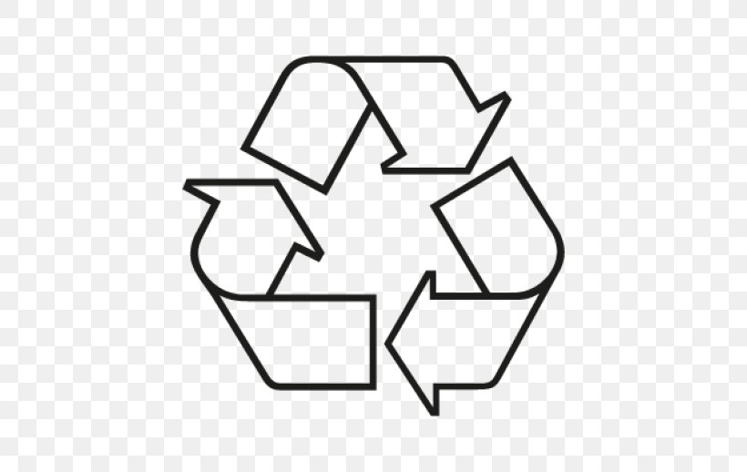 Recycling Symbol Recycling Bin Glass Rubbish Bins & Waste Paper Baskets, PNG, 518x518px, Recycling Symbol, Area, Black And White, Bottle, Glass Download Free