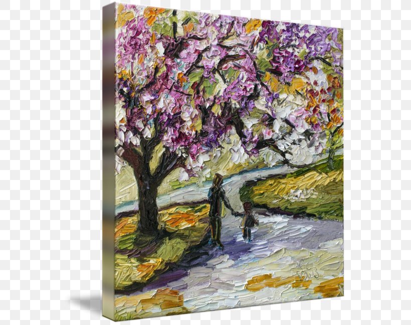 Cherry Blossom Watercolor Painting Canvas Print, PNG, 566x650px, Cherry Blossom, Acrylic Paint, Art, Blossom, Branch Download Free