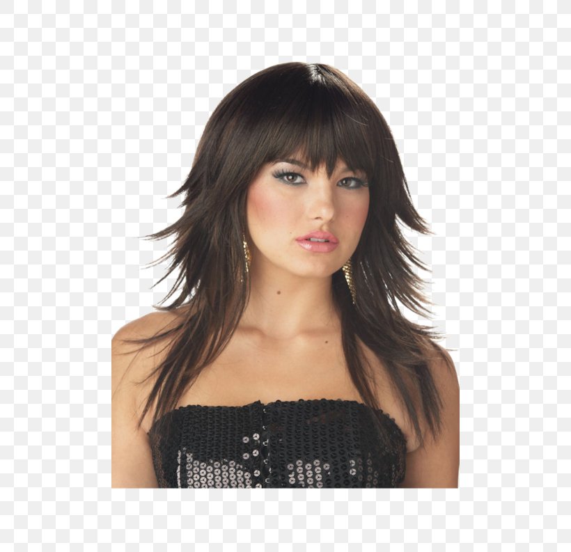 Wig Hairstyle Beauty Parlour Brown Hair, PNG, 500x793px, Wig, Bangs, Beauty Parlour, Black Hair, Brown Hair Download Free