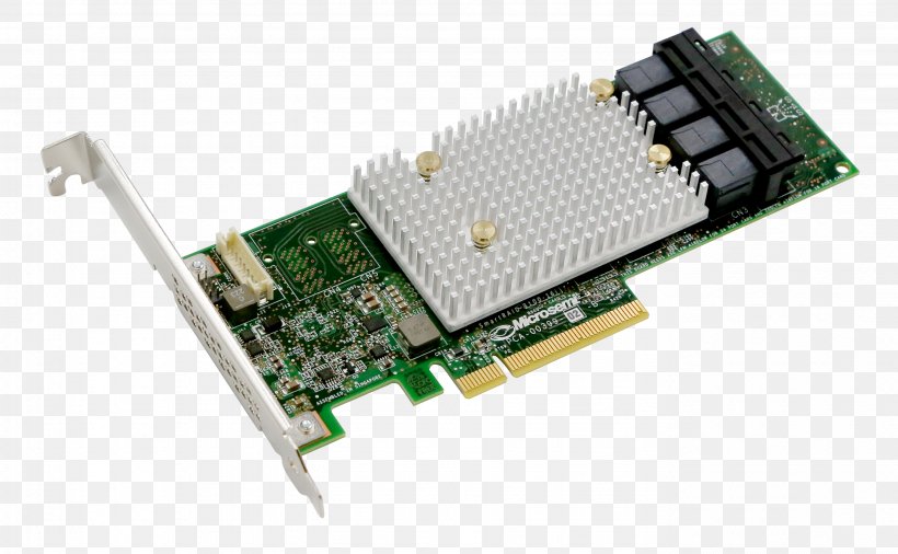 Microsemi SmartRAID Adapter Adaptec 2295000-R Smartraid 3154-16i Serial Attached SCSI Adaptec Smarthba Adapter, PNG, 2757x1702px, Adaptec, Computer Component, Controller, Disk Array Controller, Electronic Device Download Free