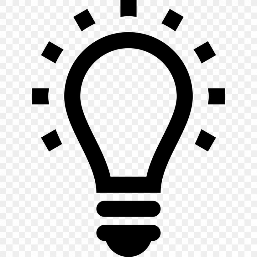 Incandescent Light Bulb Lamp Clip Art, PNG, 1200x1200px, Light, Black, Black And White, Brand, Electricity Download Free