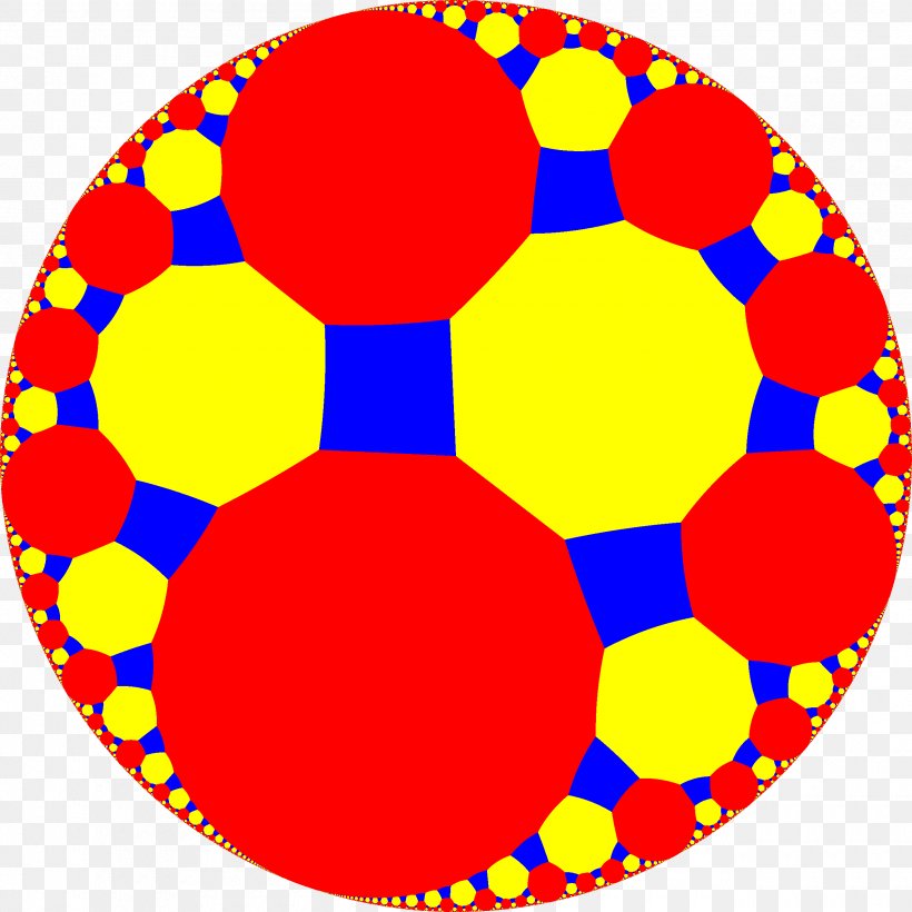 Truncated Pentahexagonal Tiling Poincaré Disk Model Hyperbolic Geometry Truncated Order-7 Triangular Tiling, PNG, 2520x2520px, Pentahexagonal Tiling, Area, Ball, Decagon, Dodecagon Download Free