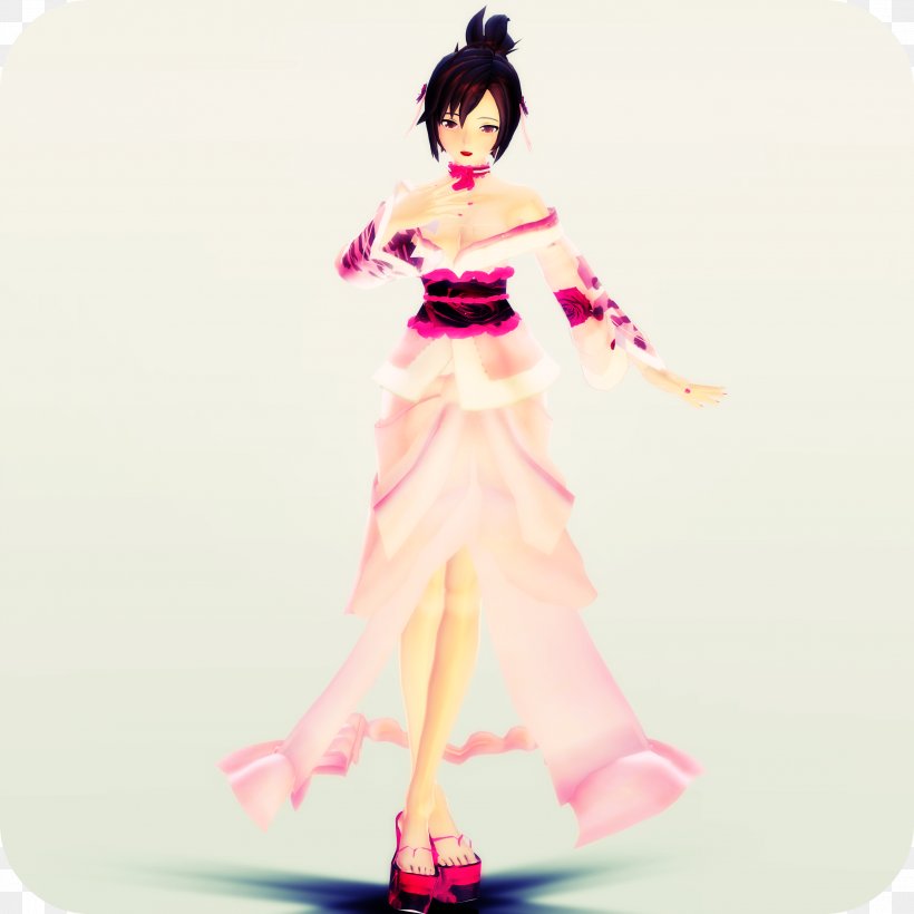 Clothing Meiko MikuMikuDance Kimono Costume, PNG, 2709x2709px, Watercolor, Cartoon, Flower, Frame, Heart Download Free