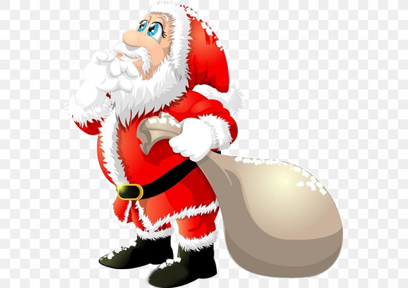 Santa Claus Christmas Clip Art, PNG, 842x595px, Santa Claus, Christmas, Christmas Ornament, Fictional Character, Free Content Download Free
