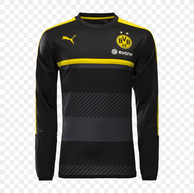 Tracksuit Borussia Dortmund T-shirt La Liga Bundesliga, PNG, 1600x1600px, Tracksuit, Active Shirt, Black, Borussia Dortmund, Brand Download Free