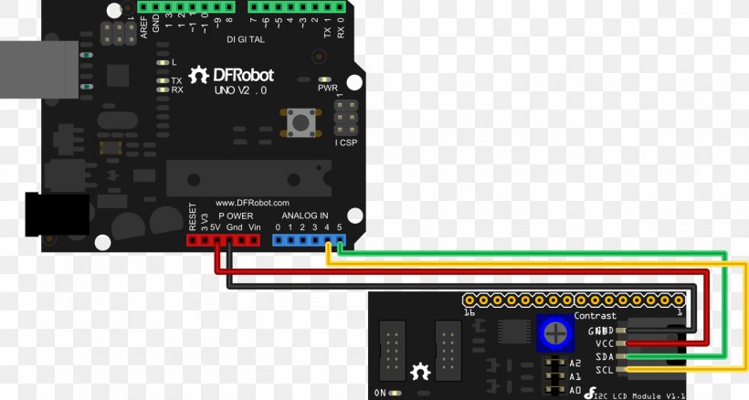 I²C Liquid-crystal Display Arduino Serial Peripheral Interface Bus Display Device, PNG, 1451x776px, Liquidcrystal Display, Analogtodigital Converter, Arduino, Brand, Bus Download Free