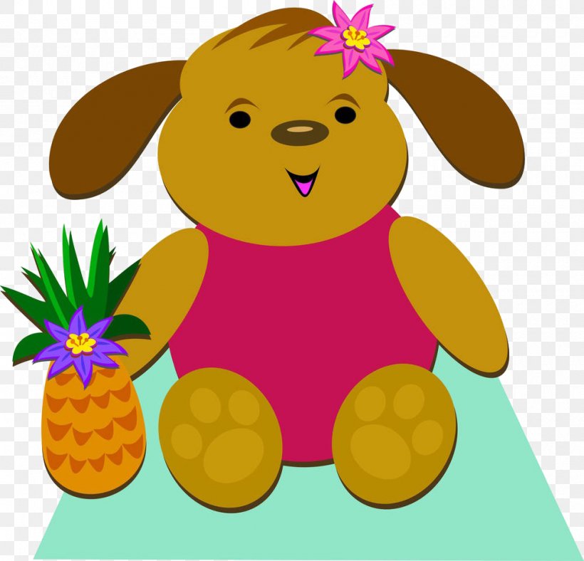 Pineapple Royalty-free Clip Art, PNG, 1000x962px, Watercolor, Cartoon, Flower, Frame, Heart Download Free