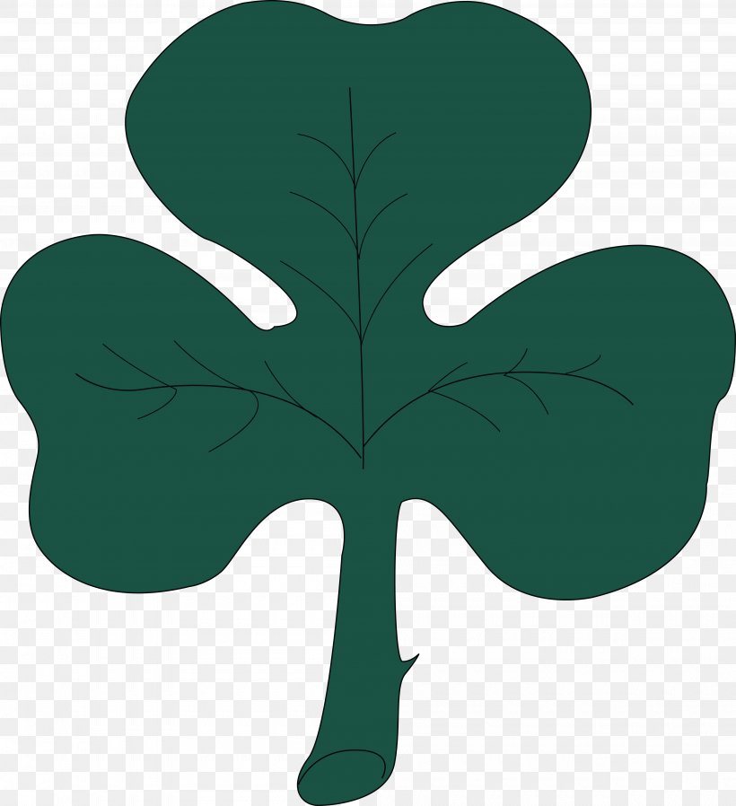 Shamrock Four-leaf Clover Symbol Clip Art, PNG, 4000x4383px, Shamrock, Clover, Drawing, Flowering Plant, Fourleaf Clover Download Free