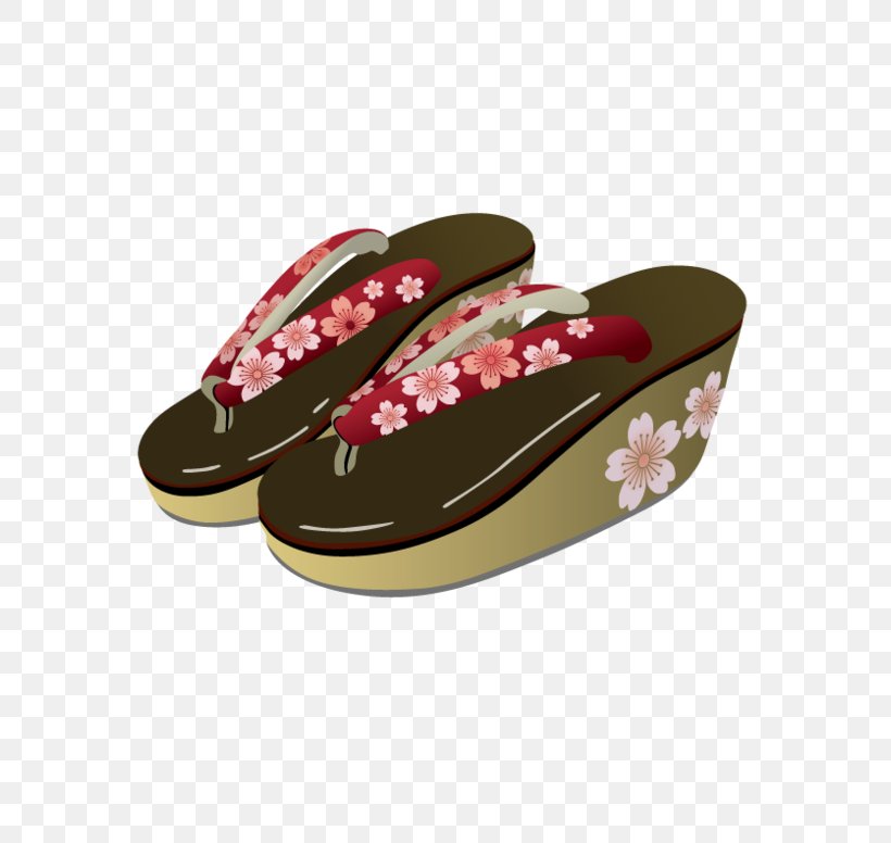 Vector Graphics Image Euclidean Vector Clip Art, PNG, 600x776px, Flipflops, Beige, Cherry Blossom, Footwear, Royaltyfree Download Free