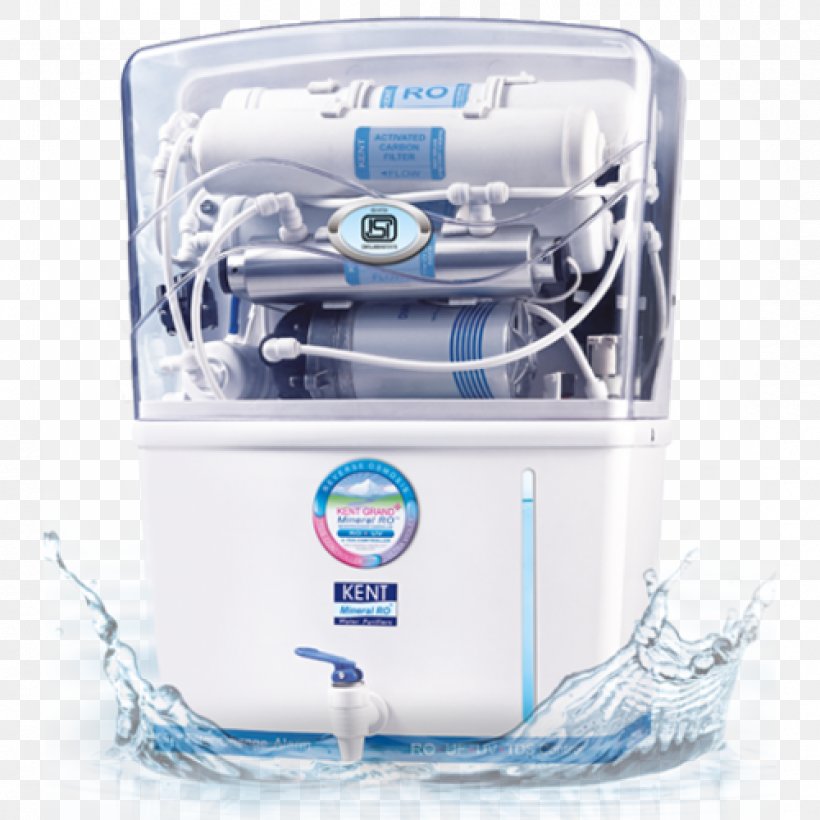 India Water Filter Water Purification Reverse Osmosis Kent RO Systems, PNG, 1000x1000px, India