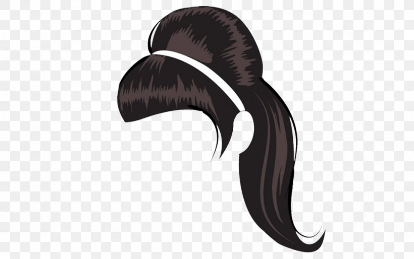 Ponytail Hairstyle Image Bangs Hairdresser, PNG, 957x600px, Ponytail, Bangs, Barrette, Black Hair, Cartoon Download Free