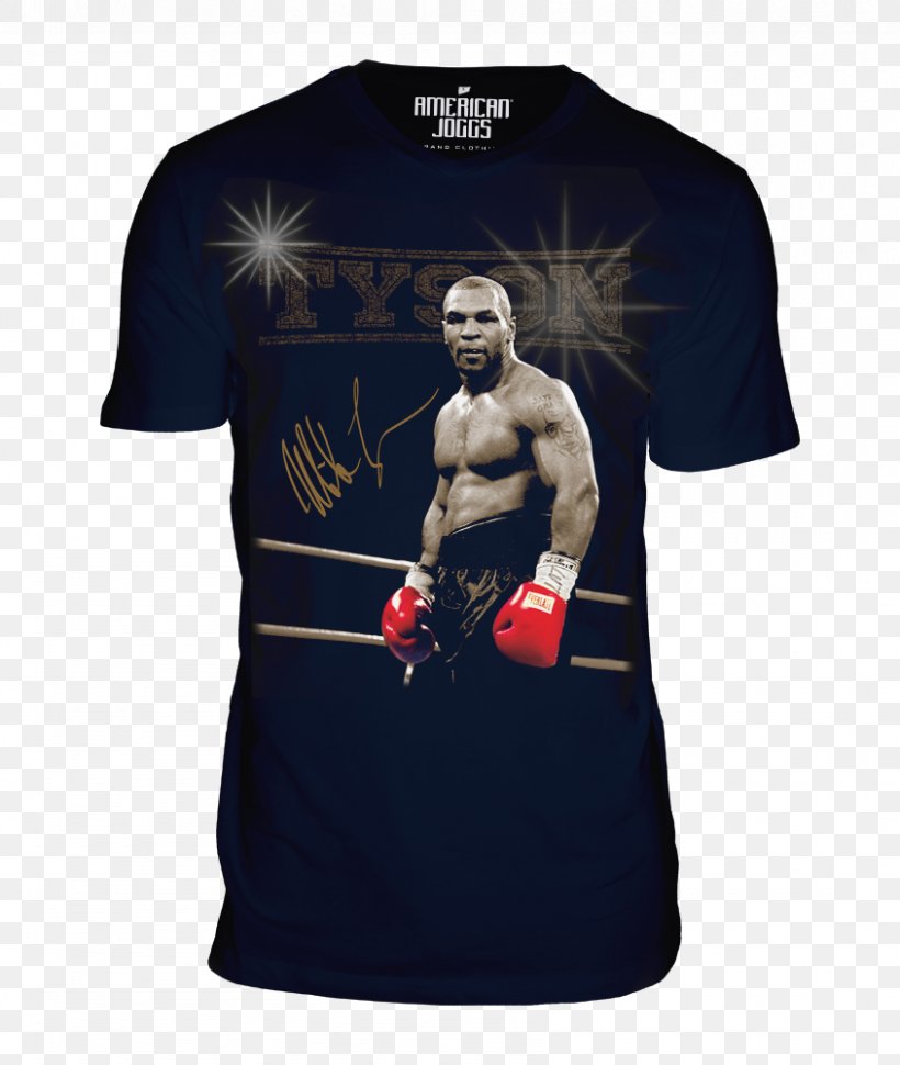 T-shirt Evander Holyfield Vs. Mike Tyson II Boxing Mike Tyson Vs. Evander Holyfield Image, PNG, 845x1000px, Tshirt, Active Shirt, Black, Boxing, Brand Download Free