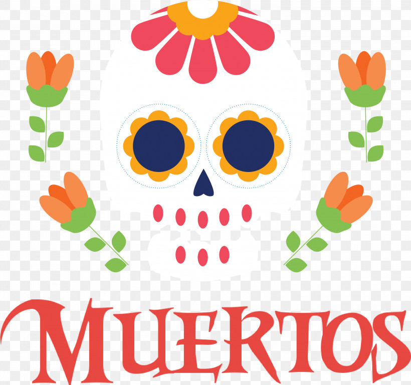 Dia De Muertos Day Of The Dead, PNG, 3000x2812px, D%c3%ada De Muertos, Day Of The Dead, Flower, Geometry, Happiness Download Free