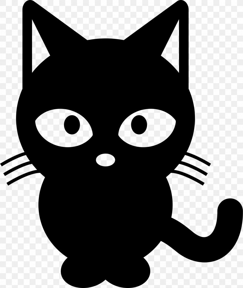 Black Cat Kitten Clip Art, PNG, 2028x2400px, Cat, Black, Black And White, Black Cat, Carnivoran Download Free