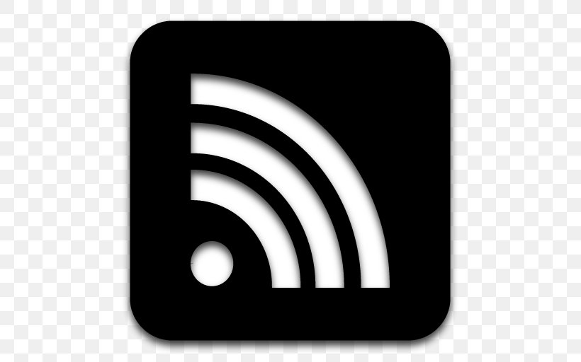 RSS Web Feed Blog, PNG, 512x512px, Rss, Black, Black And White, Blog, Data Feed Download Free
