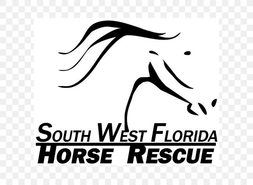 South West Florida Horse Rescue, Inc. Logo Graphic Design, PNG, 600x600px, Horse, Area, Artwork, Black, Black And White Download Free