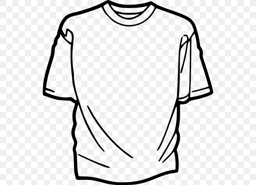 T-shirt Polo Shirt Clothing Clip Art, PNG, 546x595px, Tshirt, Area, Black, Black And White, Blouse Download Free