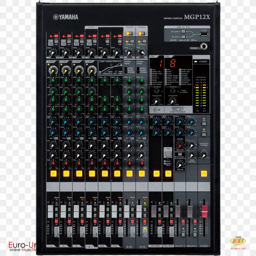 Yamaha MGP12X Audio Mixers Yamaha MGP16X Yamaha Mixer Mixing Console Yamaha MG12 No. Of Channels:12, PNG, 900x900px, Watercolor, Cartoon, Flower, Frame, Heart Download Free