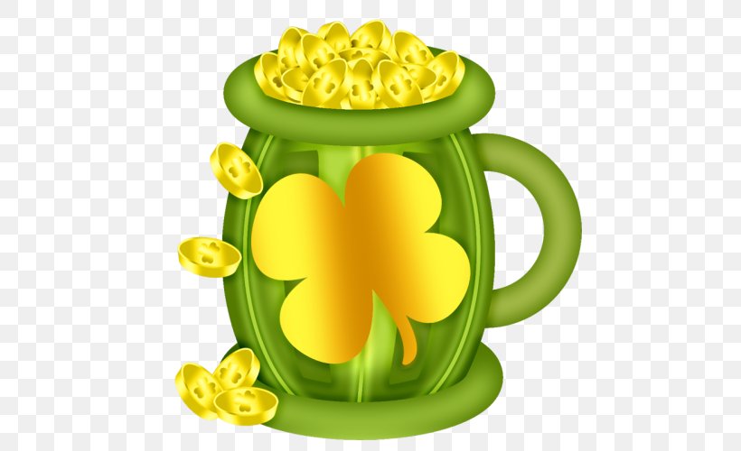 Saint Patrick's Day March 17 Image Irish People, PNG, 500x500px, Saint Patricks Day, Clover, Drawing, Flower, Green Download Free