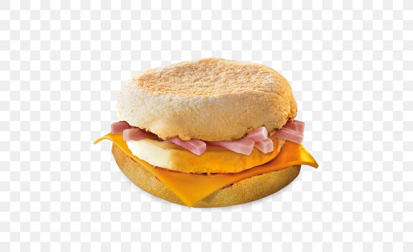 Breakfast Sandwich McMuffin Bacon Ham, PNG, 500x500px, Breakfast Sandwich, American Cheese, American Food, Bacon, Bacon Sandwich Download Free