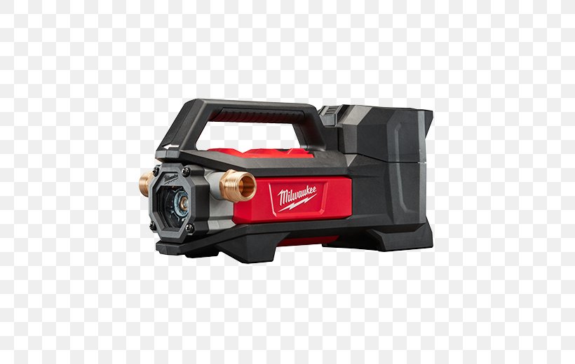 Milwaukee 2771-20 M18 Transfer Pump Hardware Pumps Milwaukee Electric Tool Corporation Industry, PNG, 520x520px, Hardware Pumps, Automotive Exterior, Camera Accessory, Electric Battery, Flexible Impeller Download Free