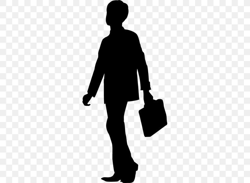 Silhouette ビジネスマン Person Clip Art, PNG, 600x600px, Silhouette, Black, Black And White, Business, Gentleman Download Free