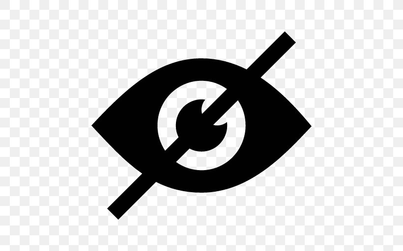 Disability Eye Symbol Clip Art, PNG, 512x512px, Disability, Black And White, Brand, Eye, Logo Download Free