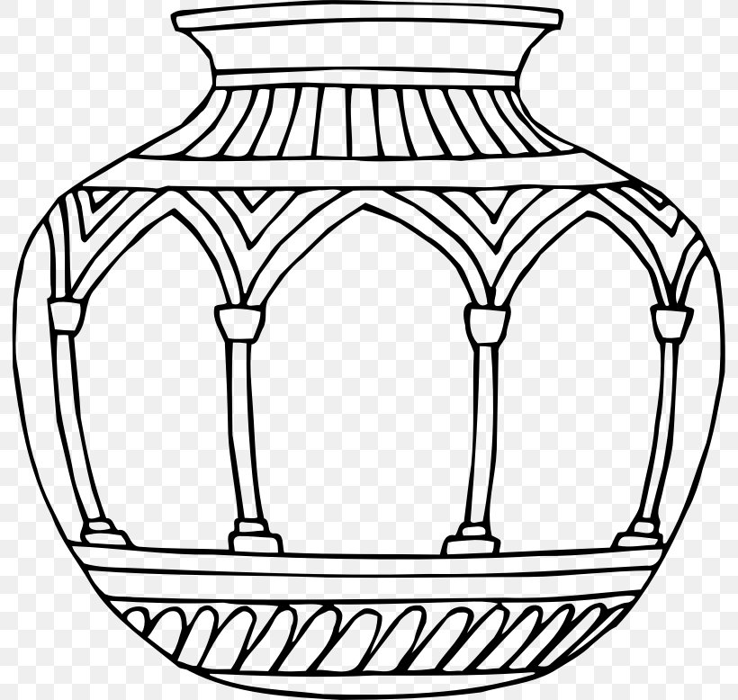 Drawing Vase Clip Art, PNG, 793x778px, Drawing, Art, Art Museum, Basket, Black And White Download Free