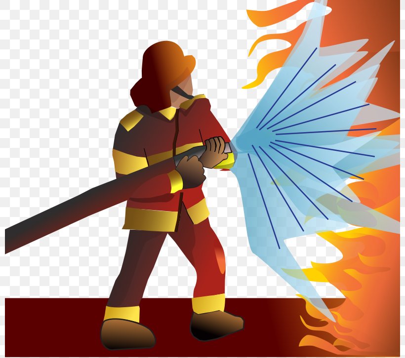Firefighter Fire Department Clip Art, PNG, 800x726px, Firefighter, Action Figure, Art, Cartoon, Fictional Character Download Free