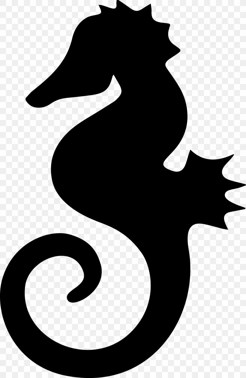 Seahorse Stencil Decal Clip Art, PNG, 1560x2398px, Seahorse, Art, Artwork, Beak, Black And White Download Free