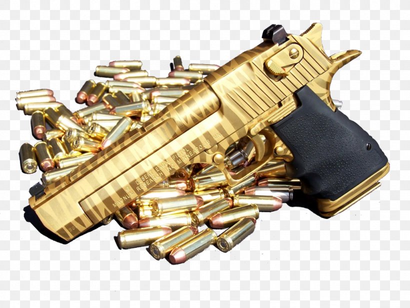 AK-47 Gold IMI Desert Eagle Firearm Weapon, PNG, 1024x768px, Watercolor, Cartoon, Flower, Frame, Heart Download Free