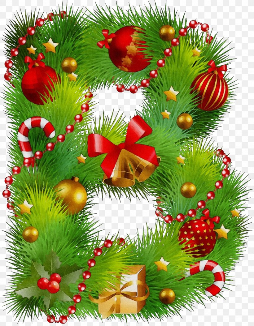 Christmas Decoration, PNG, 1023x1315px, Watercolor, Christmas ...