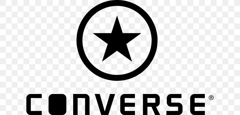 Converse Logo Vans Chuck Taylor All-Stars Shoe, PNG, 640x394px, Converse, Adidas, Area, Black And White, Brand Download Free