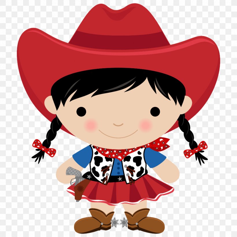 cowgirl on horse clipart