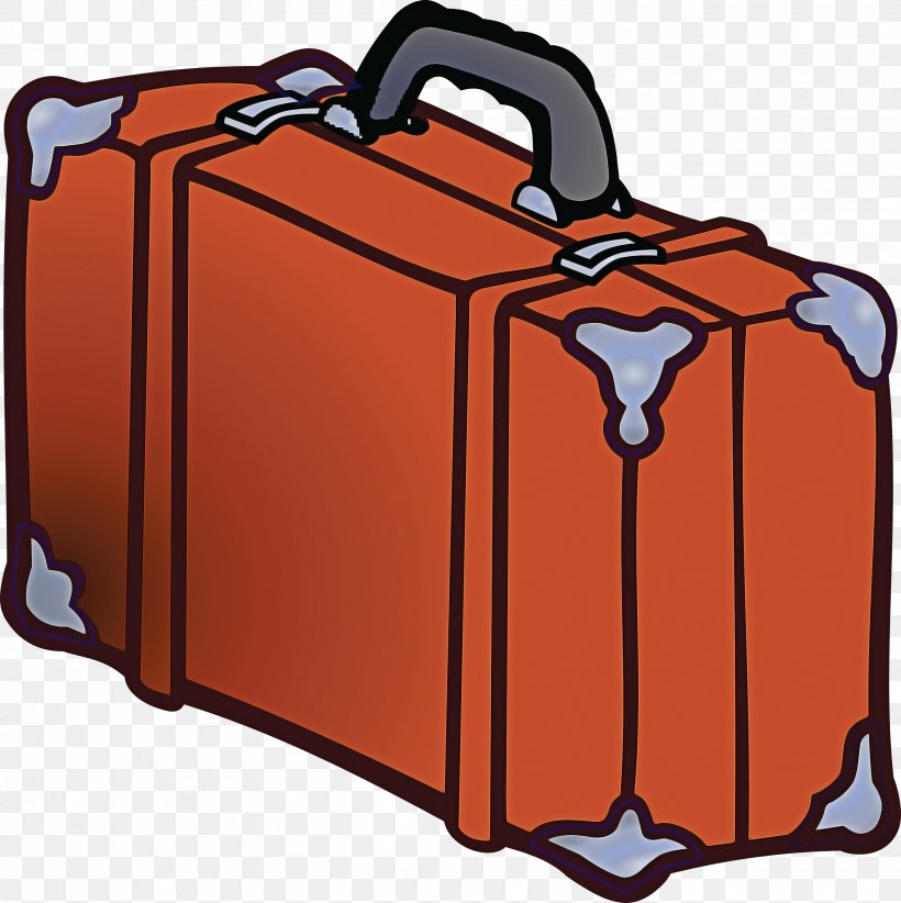 Orange, PNG, 2992x3000px, Orange, Bag, Baggage, Hand Luggage, Luggage And Bags Download Free