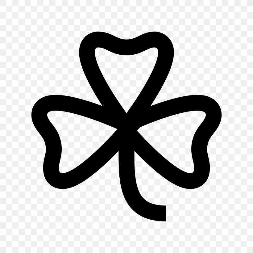 Four-leaf Clover Shamrock Symbol, PNG, 1600x1600px, Watercolor, Cartoon, Flower, Frame, Heart Download Free