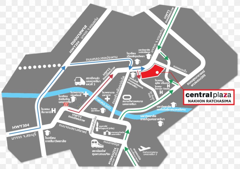 เซ็นทรัลพลาซา นครราชสีมา Central Department Store Map CentralPlaza Ubonratchathani Project Paza, PNG, 1001x705px, Central Department Store, Diagram, Engineering, Isan, Isan Language Download Free