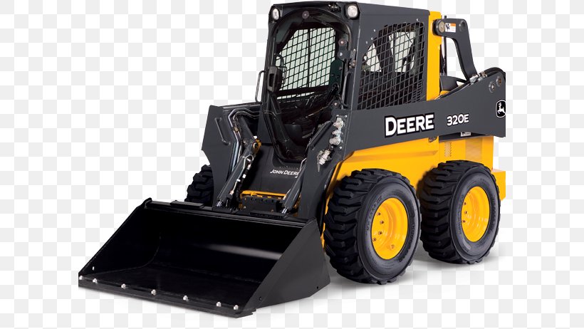 John Deere Skid-steer Loader Tracked Loader Heavy Machinery, PNG, 600x462px, John Deere, Agricultural Machinery, Architectural Engineering, Automotive Exterior, Automotive Tire Download Free