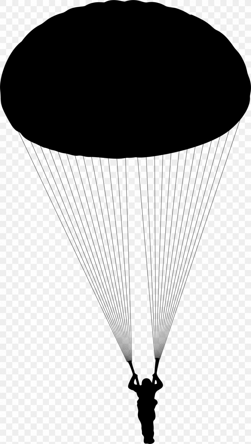 Parachute Silhouette Parachuting Clip Art, PNG, 1260x2224px, Parachute, Black And White, Monochrome Photography, Parachuting, Paratrooper Download Free