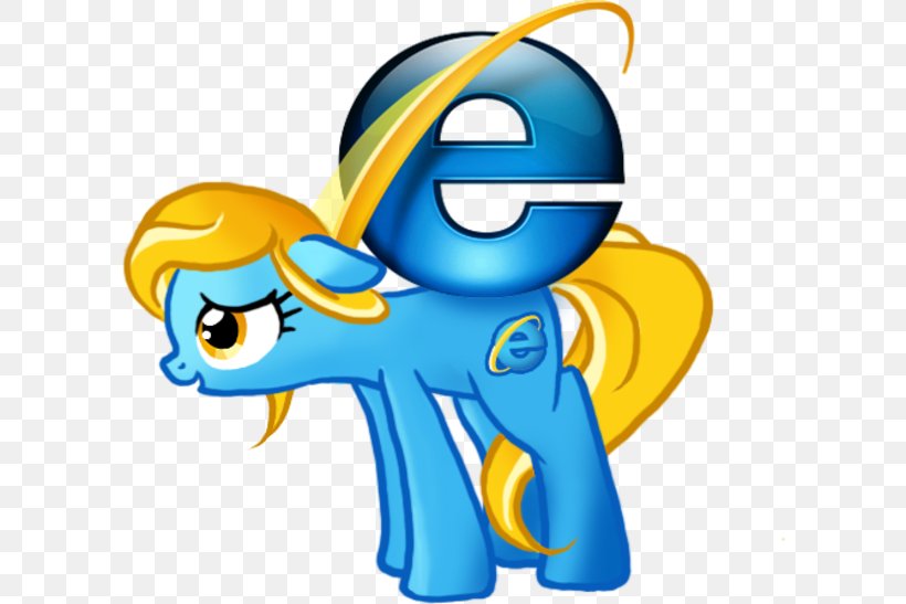 Pony Internet Explorer 8 Web Browser, PNG, 600x547px, Pony, Animal Figure, Cartoon, Fictional Character, File Explorer Download Free