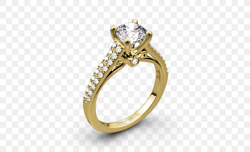Wedding Ring Engagement Ring Diamond, PNG, 500x500px, Ring, Body Jewelry, Brilliant, Carat, Diamond Download Free