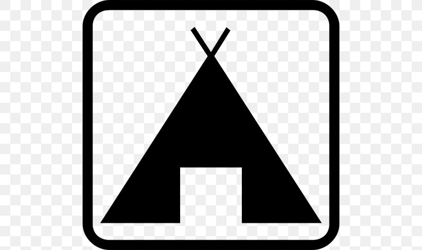 Camping Pictogram Tent Clip Art, PNG, 500x487px, Camping, Area, Backpacking, Black, Black And White Download Free
