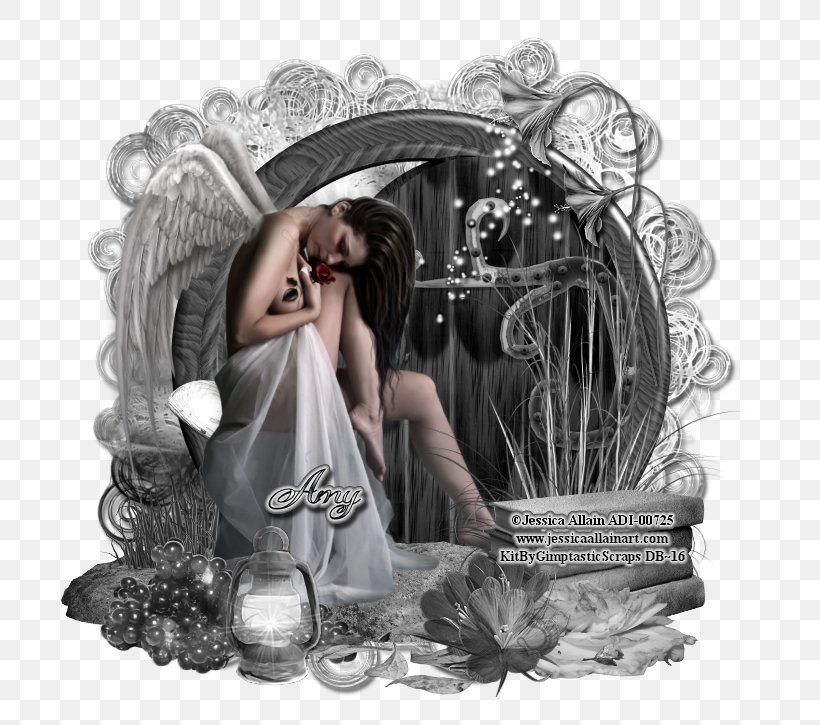 Picture Frames Figurine White Angel, PNG, 725x725px, Picture Frames, Angel, Black And White, Figurine, Picture Frame Download Free