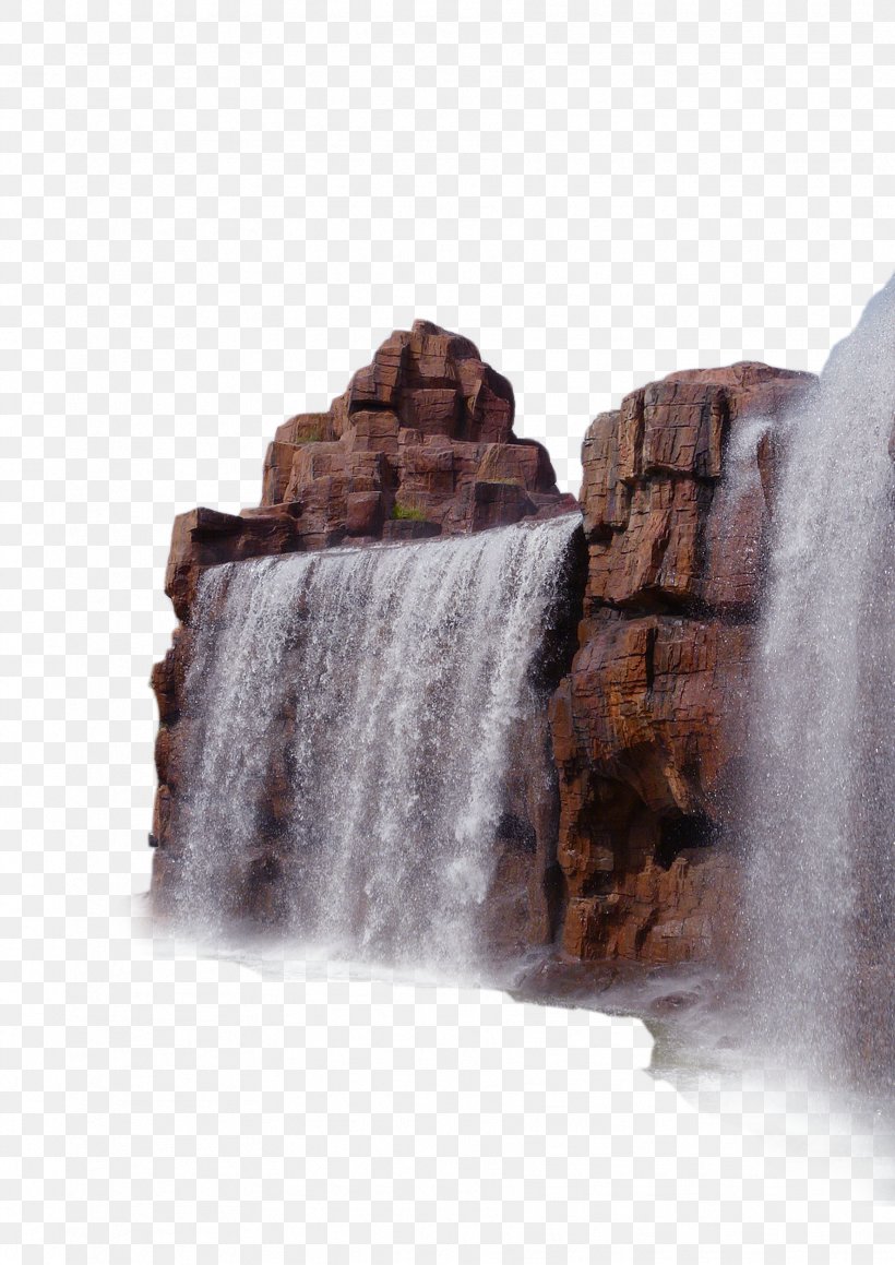 Rock Waterfall Computer File, PNG, 1774x2509px, Rock, Designer, Diagram, Water, Water Feature Download Free